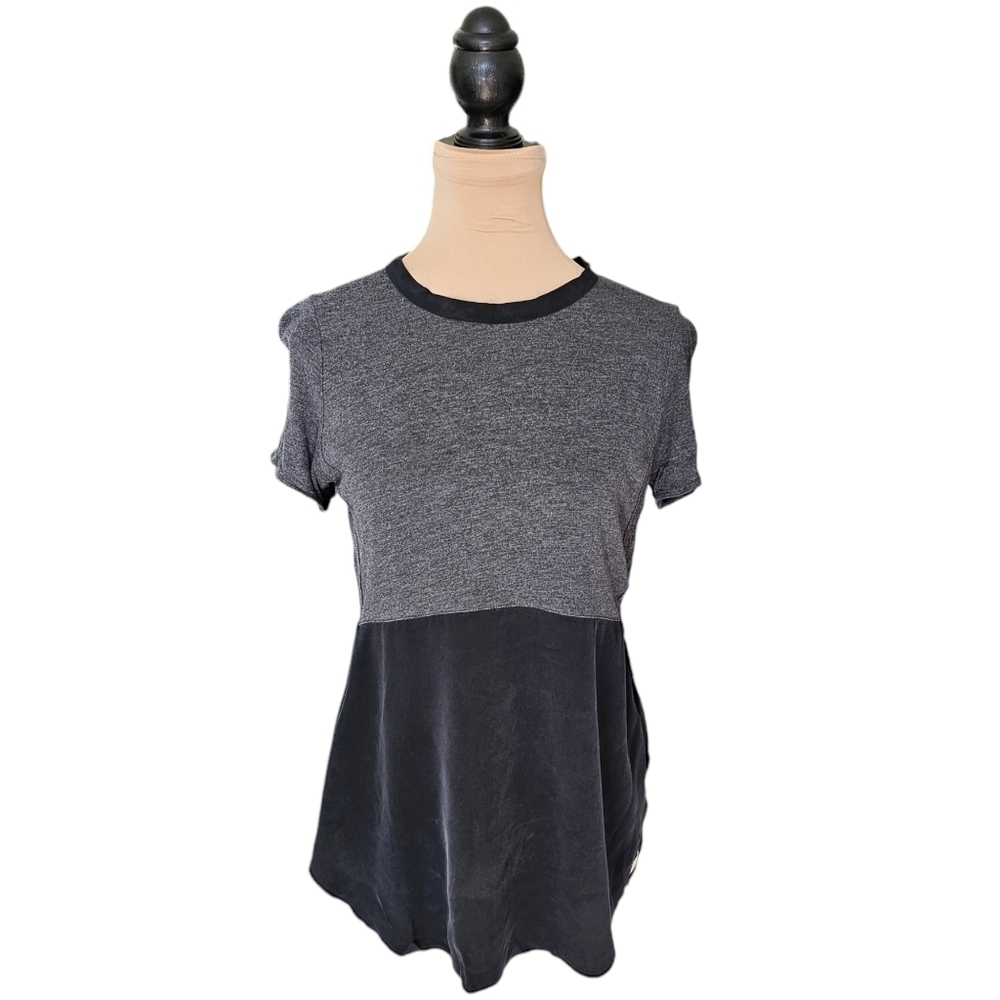 Wilfred Silk Combo Tee Shirt Sz XS